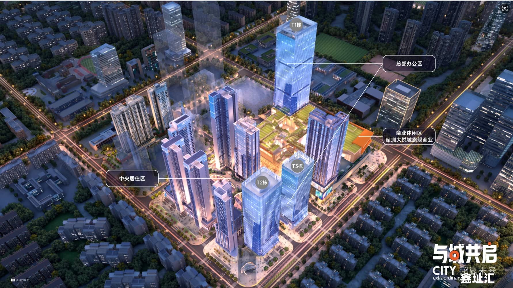 中粮大悦中心写字楼出租，灵芝站双地铁口物业